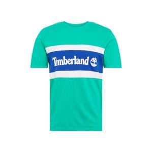 TIMBERLAND Tričko  bílá / zelená / modrá