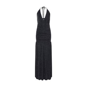 Carolina Cavour Společenské šaty 'long dress'  stříbrně šedá / tmavě šedá