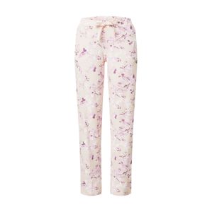 SCHIESSER Pyžamové kalhoty  růžová / béžová / tmavě fialová / pastelově růžová