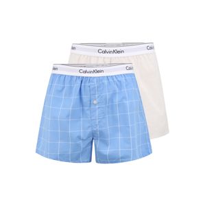 Calvin Klein Underwear Boxerky  bílá / modrá