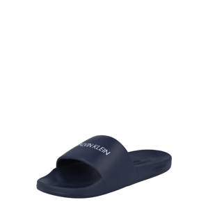 Calvin Klein Swimwear Otevřená obuv  námořnická modř / bílá