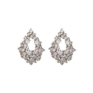 LILY AND ROSE Náušnice 'Alice earrings - Crystal'  stříbrná