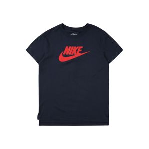 Nike Sportswear Tričko 'Futura'  tmavě modrá / melounová