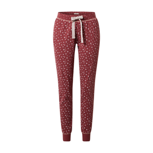 ESPRIT Pyžamové kalhoty 'KHIMMY'  bílá / pastelově červená