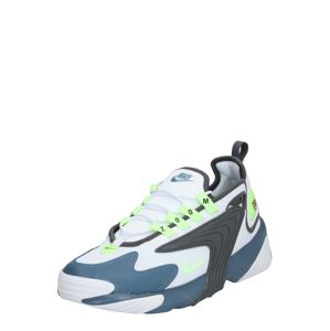 Nike Sportswear Tenisky 'Nike Zoom 2K'  svítivě zelená / šedá / bílá / chladná modrá