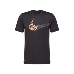 NIKE Funkční tričko 'Legend'  černá / oranžová